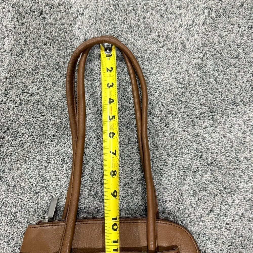 Clark’s Tan Genuine Leather Convertible Backpack Shoulder Bag Classic Preppy
